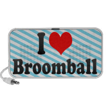 I love Broomball iPhone Speaker