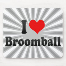 I love Broomball Mousepads