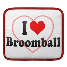 I love Broomball Sleeve For iPads