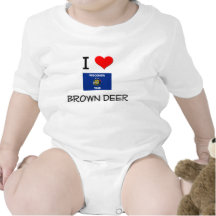 I Love Brown Deer Wisconsin Tshirt