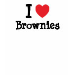 I love Brownies heart T-Shirt