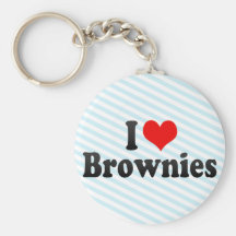 I Love Brownies Key Chains