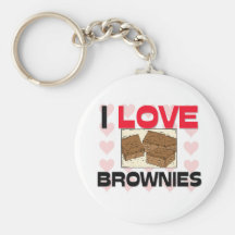 I Love Brownies Key Chains