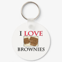 I Love Brownies keychains by foodshirts I Love Brownies keychains
