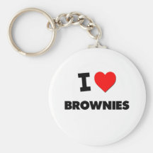 I Love Brownies Keychain