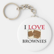 I Love Brownies Keychains