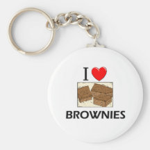 I Love Brownies Keychains