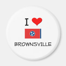 I Love Brownsville Tennessee Magnet