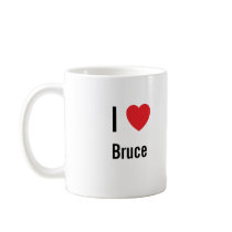 I love Bruce mugs by funnycustomtshirts I love Bruce mugs