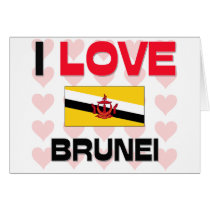 I Love Brunei cards by tshirtshirts I Love Brunei cards