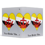 I Love Brunei Darussalam binders