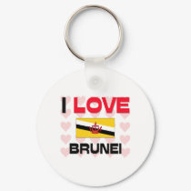 I Love Brunei keychains by tshirtshirts I Love Brunei keychains