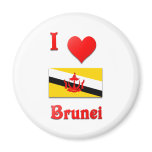 I Love Brunei magnets