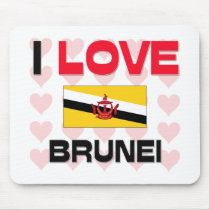 I Love Brunei mousepads
