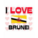 I Love Brunei t-shirts by tshirtshirts I Love Brunei t-shirts
