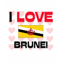 I Love Brunei t-shirts by tshirtshirts I Love Brunei t-shirts