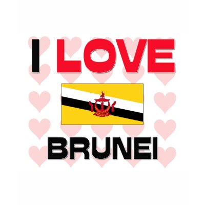 I Love Brunei Tshirt by tshirtshirts