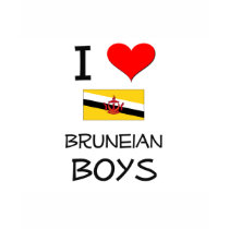 I Love Bruneian Boys t-shirts