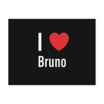 I love Bruno postcards by funnycustomtshirts I love Bruno postcards