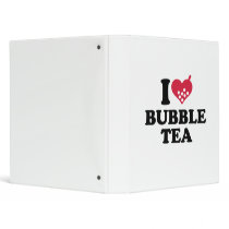 I love Bubble Tea Vinyl Binders