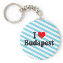 I Love Budapest, Hungary Key Chains
