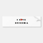 I Love Buddha Bumper Sticker