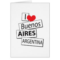 I Love Buenos Aires Card