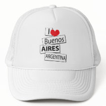 I Love Buenos Aires Trucker Hats
