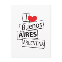I Love Buenos Aires Postcards