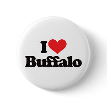 I Love Buffalo buttons