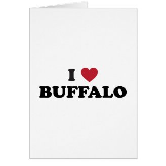 I Love Buffalo Cards