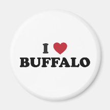 I Love Buffalo Fridge Magnets