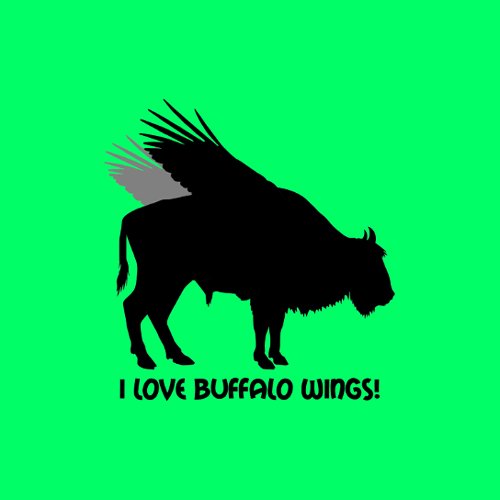 I love buffalo wings ornament