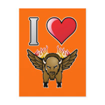 I Love Buffalo Wings postcards