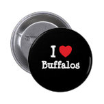 I love Buffalos heart custom personalized Pins