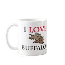 I Love Buffalos mugs by tshirtshirts I Love Buffalos mugs