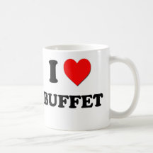I Love Buffet Mug