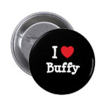 I love Buffy heart T-Shirt Pin