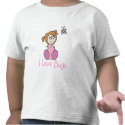 I Love Bugs Girl T t-shirts