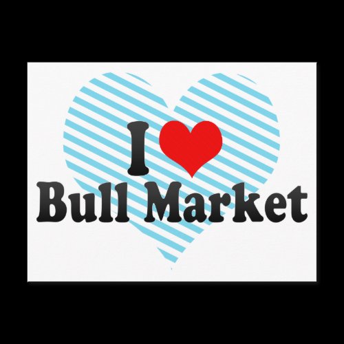 I Love Bull Market Post Cards
