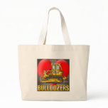 I Love Bulldozer Dozers Tote Bag