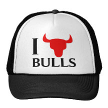 I Love Bulls Trucker Hat