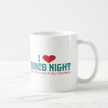 i love bunco night mugs