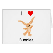 I love bunnies cards