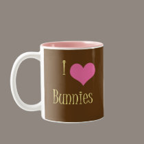 I love bunnies coffee mug mugs