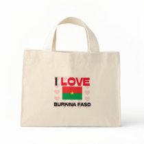 I Love Burkina Faso Bags