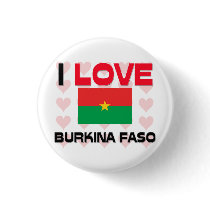I Love Burkina Faso buttons by tshirtshirts I Love Burkina Faso buttons