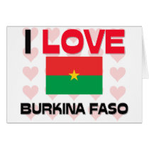 I Love Burkina Faso cards