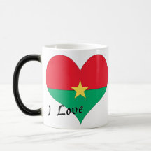 I Love Burkina Faso Coffee Mug