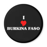 I Love Burkina Faso magnets